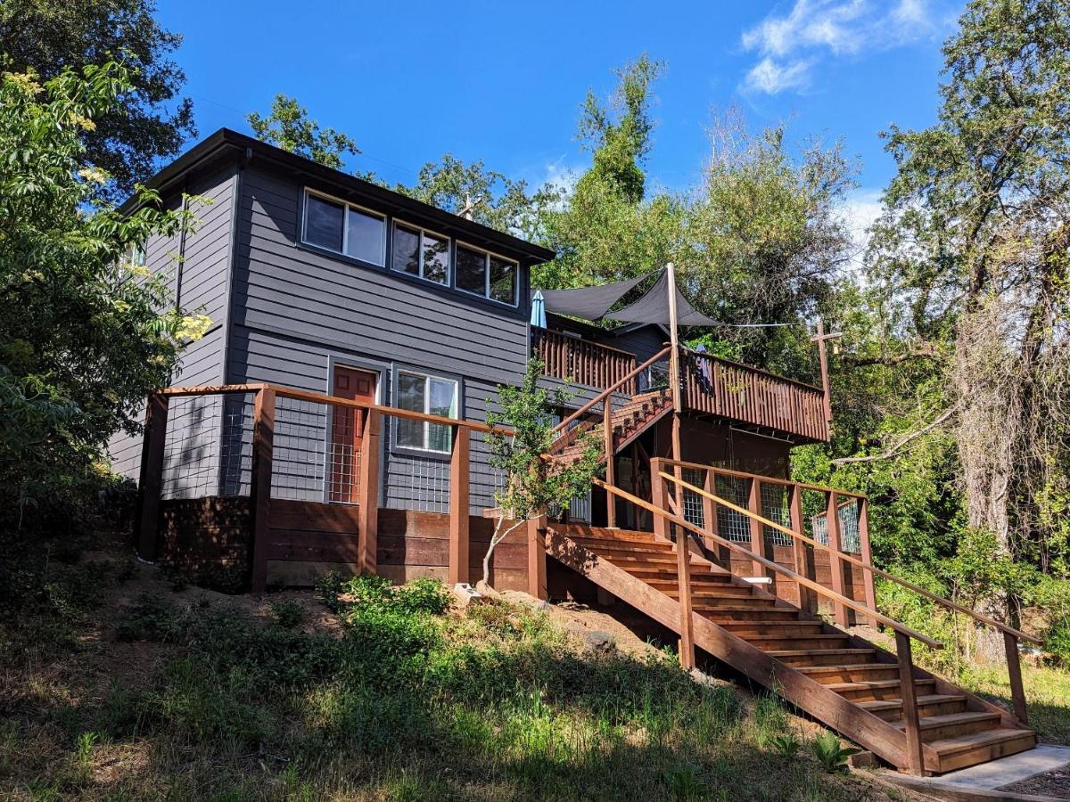 Rivers Breeze Relaxing Riverside Cabin With Private Suite Kayaks Healdsburg Exterior photo